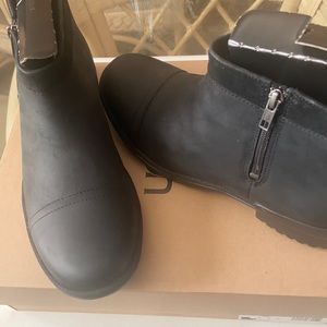 UGG leather black boots